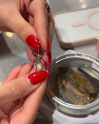 💎قلادة اللؤلؤة الطبيعية